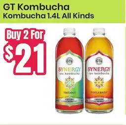 Healthy Planet GT Kombucha offer