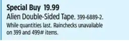 Canadian Tire Alien Double-Sided Tape offer