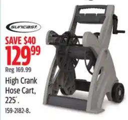 Canadian Tire Suncast High Crank Hose Cart, 225´ offer