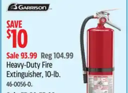 Canadian Tire Garrison Heavy-Duty Fire Extinguisher, 10-lb offer