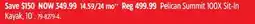 Canadian Tire Pelican Summit 100X Sit-In Kayak, 10´ offer