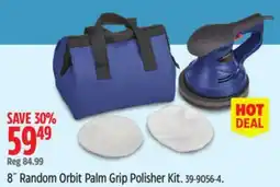 Canadian Tire 8˝ Random Orbit Palm Grip Polisher Kit offer