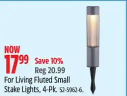 Canadian Tire For Living Fluted Small Stake Lights offer