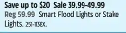 Canadian Tire NOMA Smart Flood Lights or Stake Lights offer