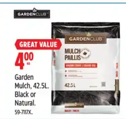 Canadian Tire Garden Club Mulch, 42.5L. Black or Natural offer
