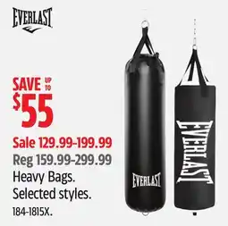 Canadian Tire Heavy Bags offer