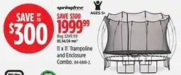 Canadian Tire 11 x 11´ Trampoline and Enclosure Combo offer