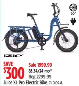 Canadian Tire iZip Juice XL Pro Electric Bike offer
