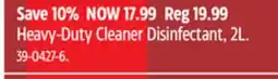 Canadian Tire Spray Nine Heavy-Duty Cleaner Disinfectant, 2L offer