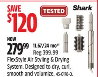 Canadian Tire Shark FlexStyle Air Styling & Drying System offer