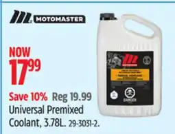 Canadian Tire MotoMaster Universal Premixed Coolant, 3.78L offer