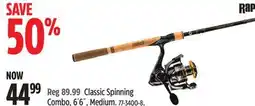 Canadian Tire Classic Spinning Combo, 6´6˝, Medium offer