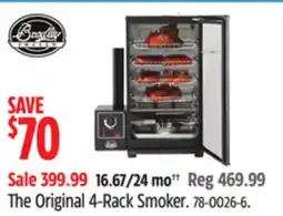 Canadian Tire Bradley The Original 4-Rack Smoker offer
