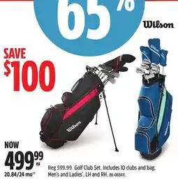 Canadian Tire Wilson Golf Club Set offer