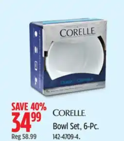 Canadian Tire Corelle Bowl Set offer