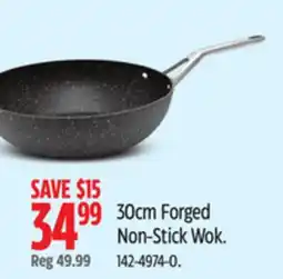 Canadian Tire Heritage The Rock 30cm Forged Non-Stick Wok offer