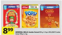Foodland GENERAL MILLS Jumbo Cereal offer