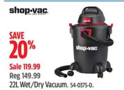 Canadian Tire Shop•Vac 22L Wet/Dry Vacuum offer