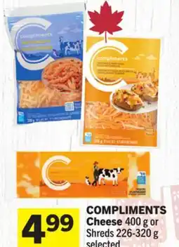 Foodland COMPLIMENTS Cheese offer