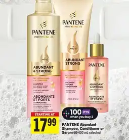 Foodland PANTENE Abundant Shampoo, Conditioner or Serum offer