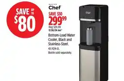 Canadian Tire Bottom-Load Water Cooler, Black and Stainless-Steel offer