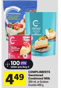 Foodland COMPLIMENTS Sweetened Condensed Milk offer