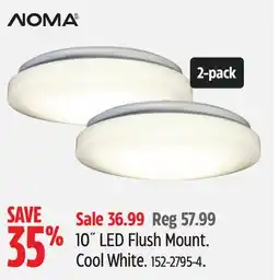 Canadian Tire Noma 10˝ LED Flush Mount offer
