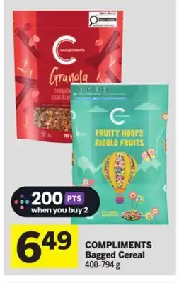 Foodland COMPLIMENTS Bagged Cereal offer
