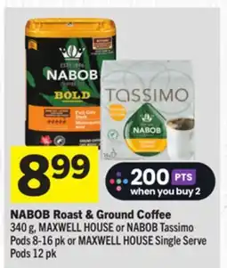 Foodland NABOB Roast & Ground Coffee offer