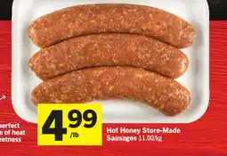 Foodland Hot Honey Store-Made Sausages offer