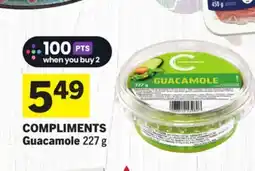 Foodland COMPLIMENTS Guacamole offer