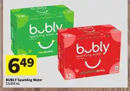 Foodland BUBLY Sparkling Water offer