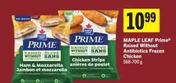 Foodland MAPLE LEAF Prime Raised Without Antibiotics Frozen Chicken offer