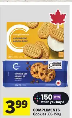 Foodland COMPLIMENTS Cookies offer