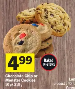 Foodland Chocolate Chip or Monster Cookies offer