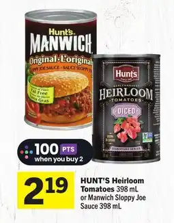 Foodland HUNT'S Heirloom Tomatoes offer