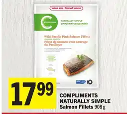 Foodland COMPLIMENTS NATURALLY SIMPLE Salmon Fillets offer