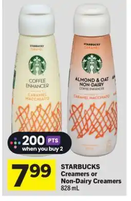 Foodland STARBUCKS Creamers or Non-Dairy Creamers offer