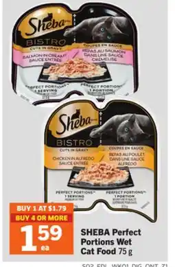 Foodland SHEBA Perfect Portions Wet Cat Food offer