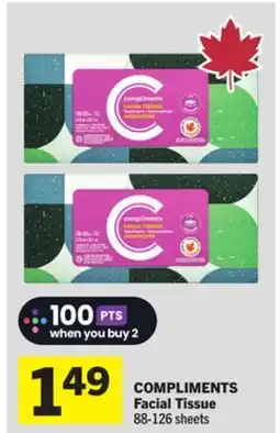 Foodland COMPLIMENTS Facial Tissue offer