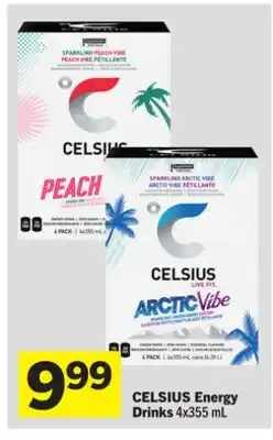 Foodland CELSIUS Energy Drinks offer