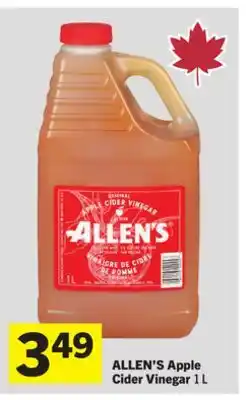 Foodland ALLEN'S Apple Cider Vinegar offer