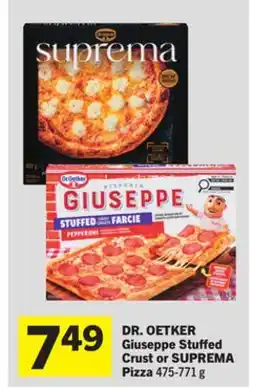 Foodland DR. OETKER Giuseppe Stuffed Crust or SUPREMA Pizza offer