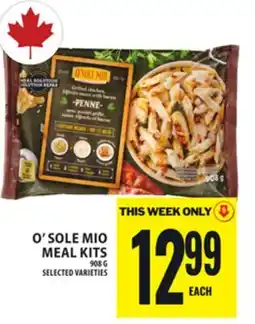 Food Basics O'SOLE MIO MEAL KITS offer