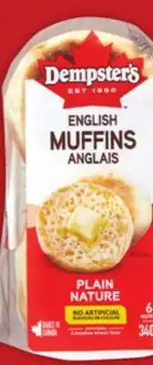 Food Basics DEMPSTER'S ENGLISH MUFFINS offer