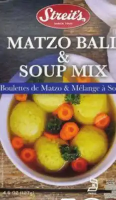 Metro STREIT'S MATZO BALL OR SOUP MIX offer