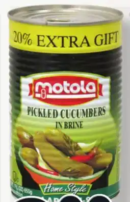 Metro MOTOLA PICKLES offer