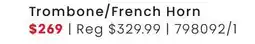 Long & McQuade Yamaha Trombone/French Horn offer