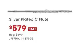 Long & McQuade Silver Plated C Flute offer
