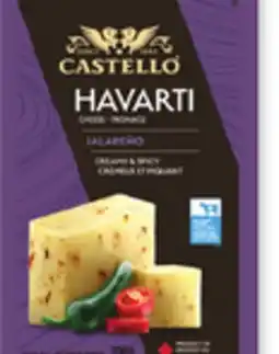 Metro CASTELLO HAVARTI OR GOUDA CHEESE offer